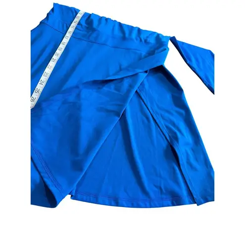 Halara Halalra Womens Blue Long Sleeve Active Dress With Matching Shorts Athleisure L