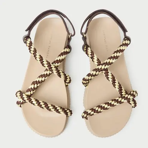 Loeffler Randall Ozzy Brown/Butter Sport Sandal 8