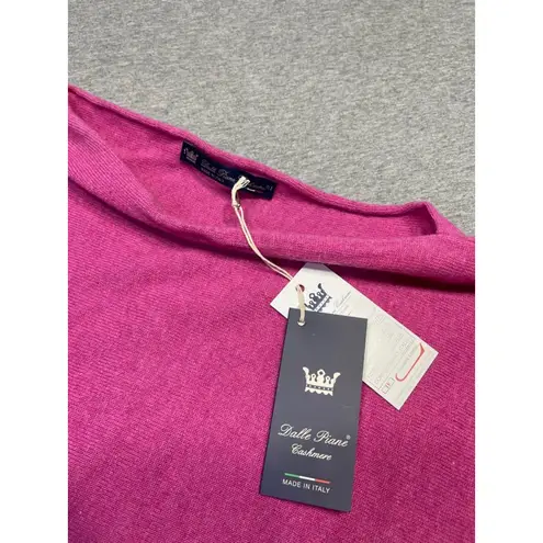 Women Dalle Piane Cashmere Poncho One Size Pink or Fuschia NWT
