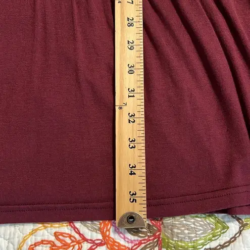 Andree by Unit  size medium dress long sleeve color block creme green maroon