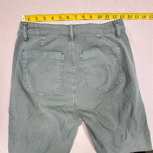 Cosmic Blue Love Women's Green Stretch Dress Pants Size Medium Casual