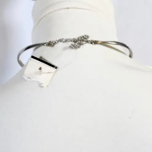 Y2K Spike & Ice Chunky Statement Necklace – NWT Silver