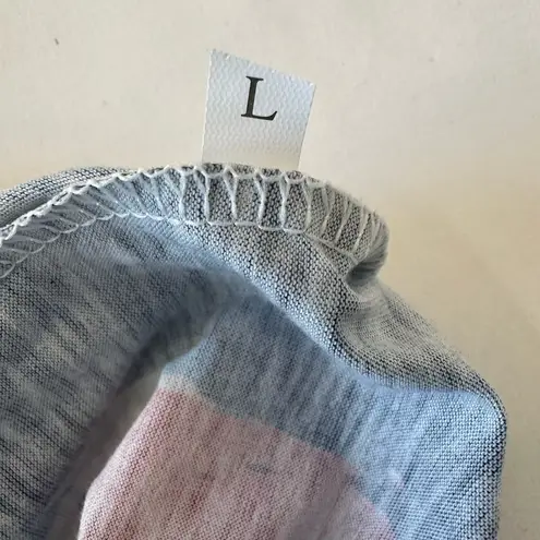 Boutique red white and blue large women’s cold shoulder patriotic top