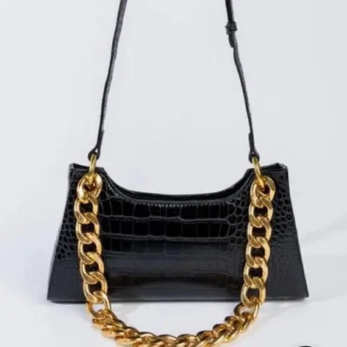 WOMAN'S Chain Purse Black