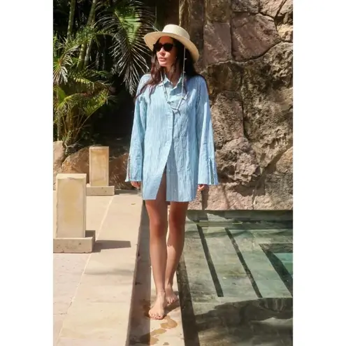 The Lady & the Sailor Side Slit Tunic with "D" Monogram Sz. 3 (US M/L) Green Size L