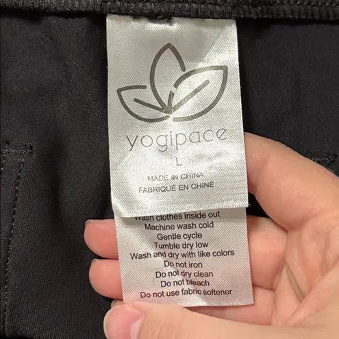 Yogipace Stretch Black Flare leg Yoga Dress Pants size 25