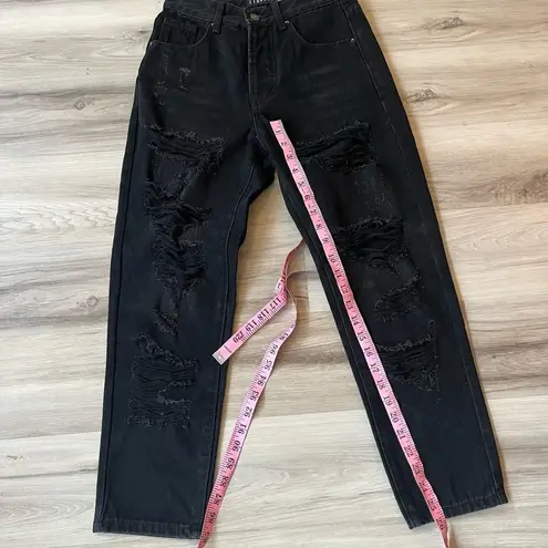 LIONESS  XS High Rise Black Jeans