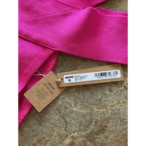 SKIMS Swim Knit Strappy Bikini Bottom Magenta Size 3X