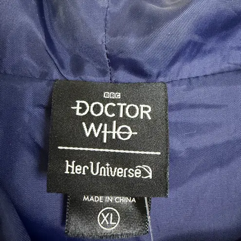 Her Universe BBC 13th DOCTOR WHO Thirteenth Cosplay Costume Gray Trench Coat XL