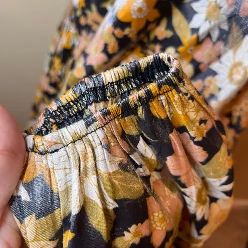 TALULAH Floral S Babydoll Dress Silky Boho Style Fairy Core y2k 90’s feminine