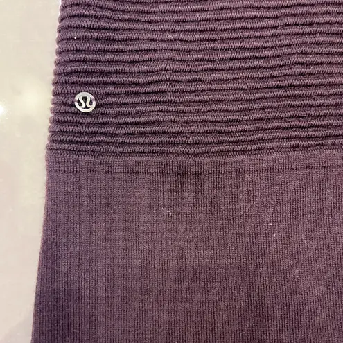 Lululemon Sit In Lotus Wrap II Black Cherry Cardigan