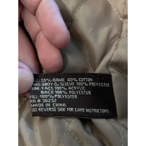 Giacca by Gallery Denim Jacket Womens 2X Blue Quilted Lined Zip Pockets