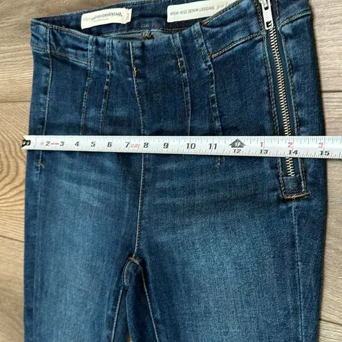 Pilcro and the Letterpress Anthropologie Pilcro And The Letter Press High Rise Denim Jeggings Skinny Jeans