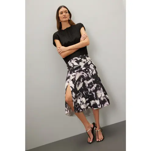 3.1 Phillip Lim x RTR Abstract Daisy Layered Skirt with Slit Size 4