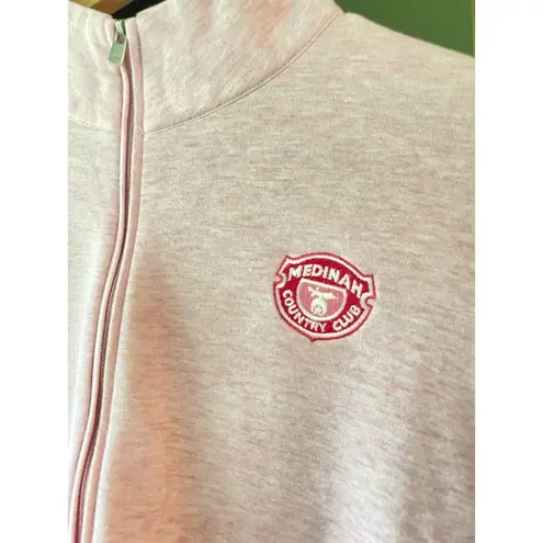 Peter Millar  Women's Quarter Zip Golf Country Club Quarter Zip Pink Size XL