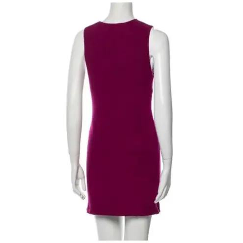 House of Harlow 1960 Dress Ribbed Knit Sweater Dress Magenta Size M