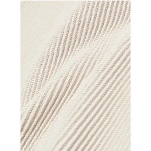 Babaton Sculpt Knit Square Neck Cropped Tank Matte Pearl Size 2XL Essential