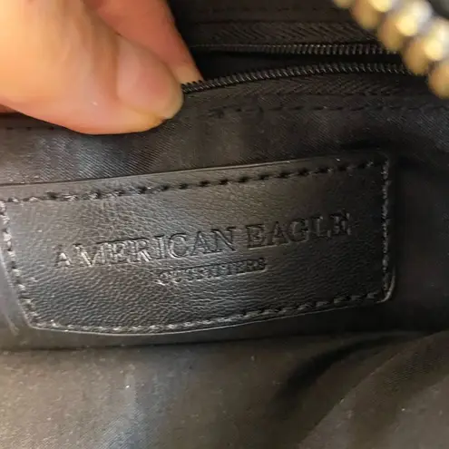 American Eagle  OUTFITTERS - black studded mini backpack