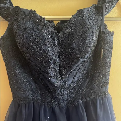 Navy blue HOCO dress