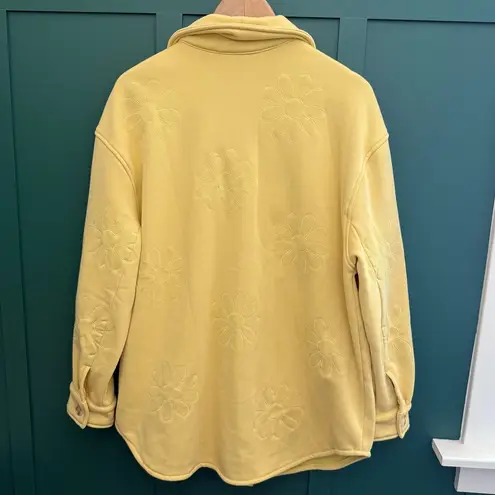 Polagram yellow flower shacket