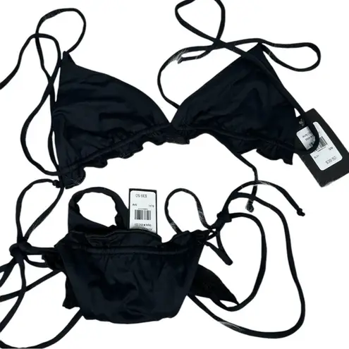 Frederick's of Hollywood Frederick’s of Hollywood Avalon Black String Bikini Set NWT Small/Medium