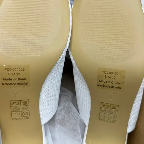 Journee Collection Women's Lorenna Block Heel Slide Sandals- Size 12