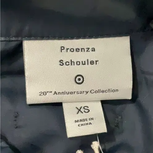 Proenza Schouler *NEW~** NAVY BLUE Long Sleeve Bomber NYLON WINDBREAKER JACKET~XS