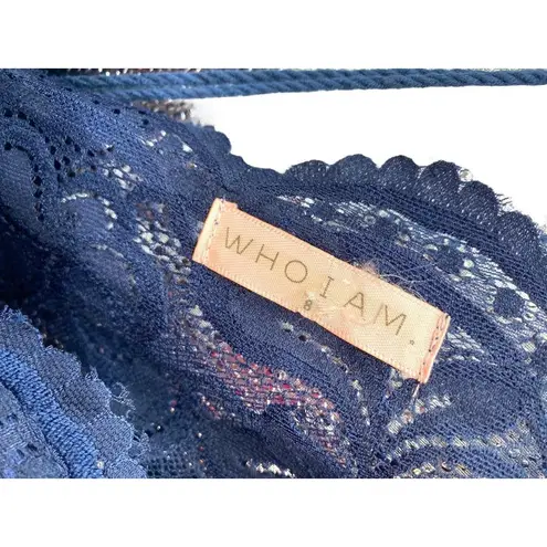 Showpo Who Am I Dress Womens 8 Navy Blue Crochet Dress Event Formal Ladies