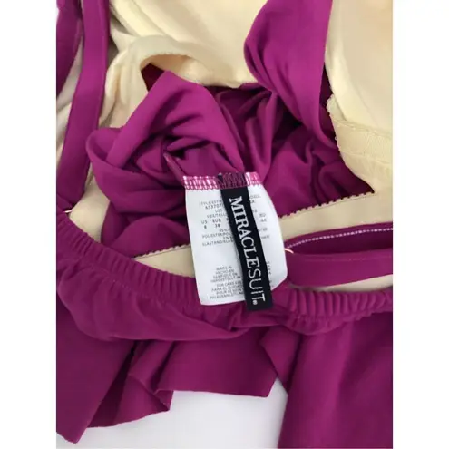 MiracleSuit NEW. fuchsia tankini top. Size 8. Retails $118
