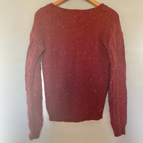 Arizona Jeans Arizona Jean Company Red Knit Sweater Size Small
