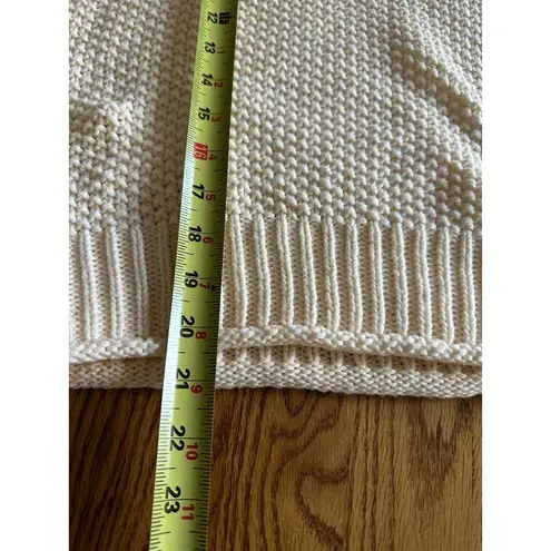 Oversized Chunky Knit Turtleneck Sweater Light Peach Cozy Comfy Warm M Size M