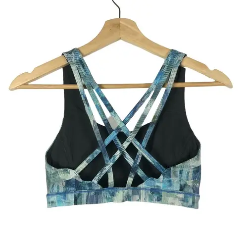 Lululemon  Free To Be Serene Sun Dazed Multi Blue Sports Athletic Bra 4