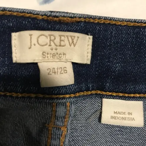 J.Crew  women Skinny Leg  Jeans Low Waist size 24/26 True Color Is Pic 10.