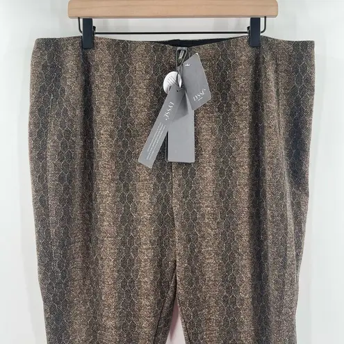 Lysse  Leggings Size 2X NWT Jacquard Laura Honeycomb Snakeskin Snake Animal Print