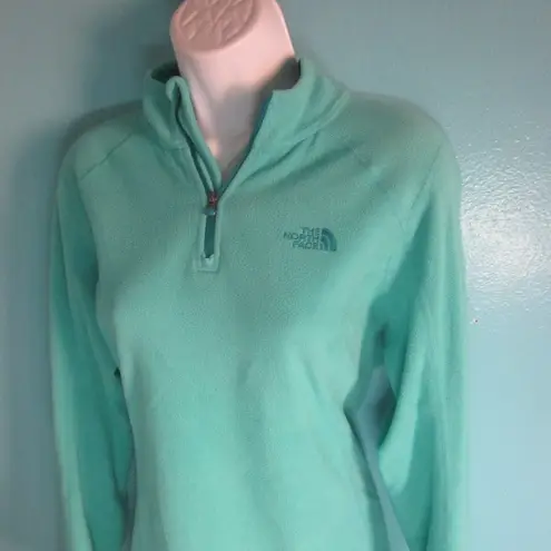 The North Face  Polartec Fleece Jacket Womens Size M Aqua Blue / Green