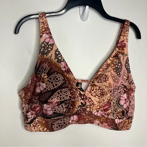 Torrid  bikini high waist pink‎ ombre with pattern womens size 2X summer beach - Image 3