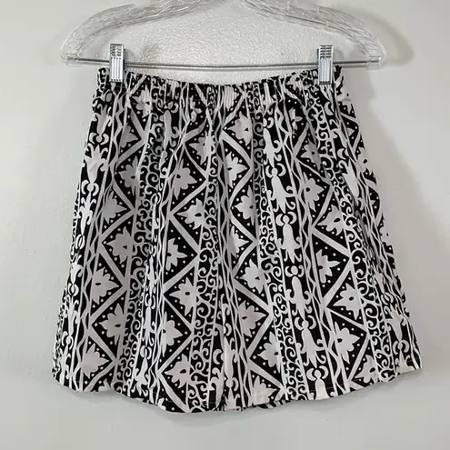 Vintage 1990s Black White Coulette Shorts Size M Size M