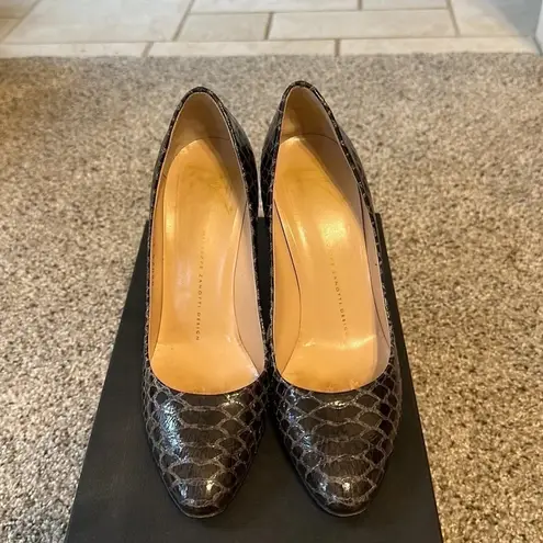 Giuseppe Zanotti Vero Cuoio Snakeskin Pumps, beyond GORGEOUS❤️❤️, Size 37, EUC