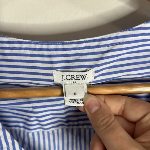 J. Crew Factory Blue/White Striped Tie