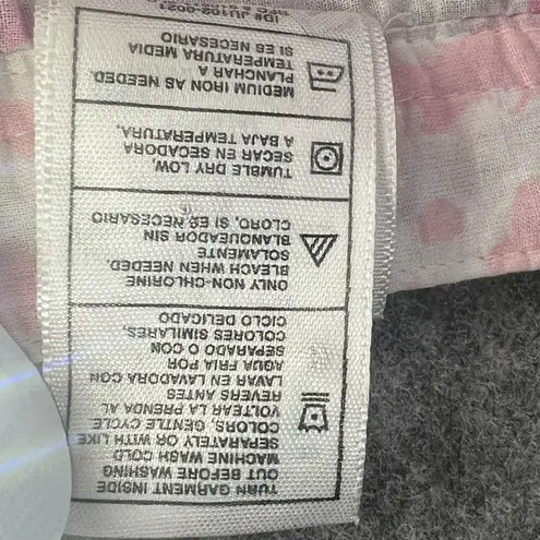 Just My Size Blouse Women 3XL Magenta Pink Ombre Abstract Button Down Top Resort