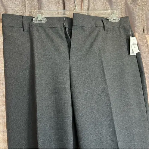 Gap NWT  The Perfect Trouser Gray Plaid Flared Trouser Size 8 - Image 9