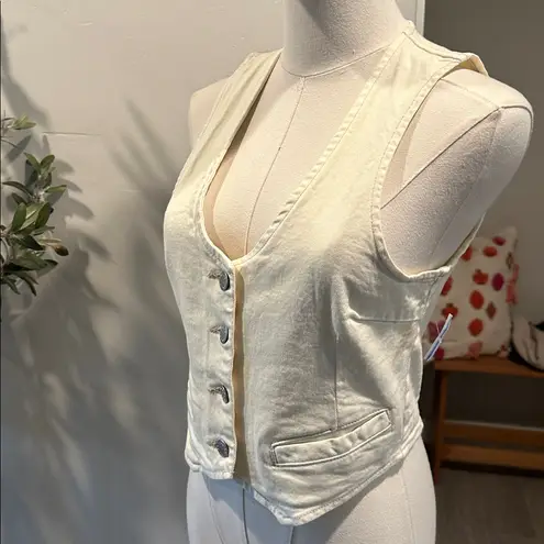 Rolla’s Dallas Denim Buttercream Vest New!