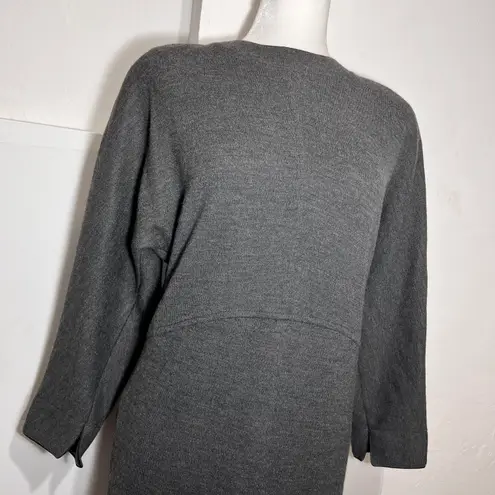 Gianfranco Ferre wool blend sweater dress bat wing