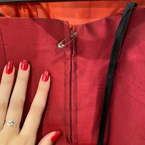 Chetta B Red Formal Two Piece and Shawl