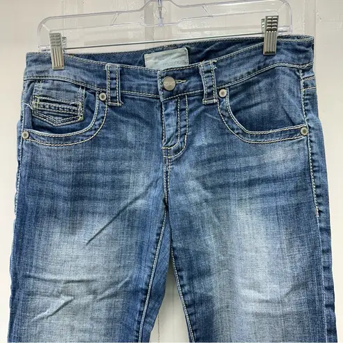 Maurice's  denim jean capri capris women's 5 6 lay flat waist is 16 - Image 5