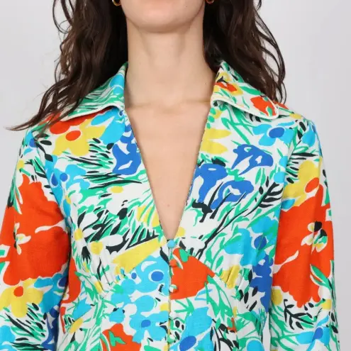 RIXO Jackie Floral Mini Dress