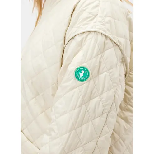 Save the Duck Talita Quilted Jacket in Banana Yellow Size M