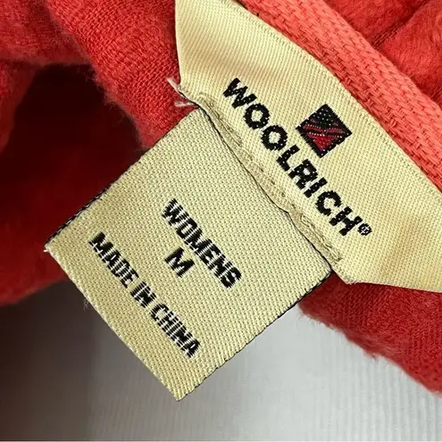 Woolrich Wide Wale Corduroy Jacket Coral Zip Up M