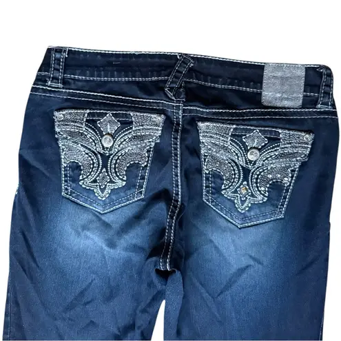 Hydraulic Vintage Y2K Gramercy Low Rise Dark Wash Denim Jeans Size 9/10