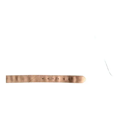 3G Buckles Camel Light Tan Suede Leather Belt 1.5" 28